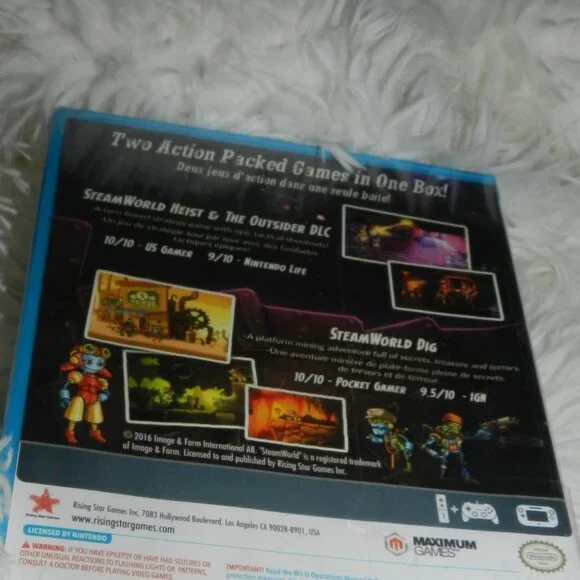 Nintendo Wii U Steam World Collection Heist + Steam World Dig 2012 🆕💥SHIPS⚡🚚 - Picture 8 of 15